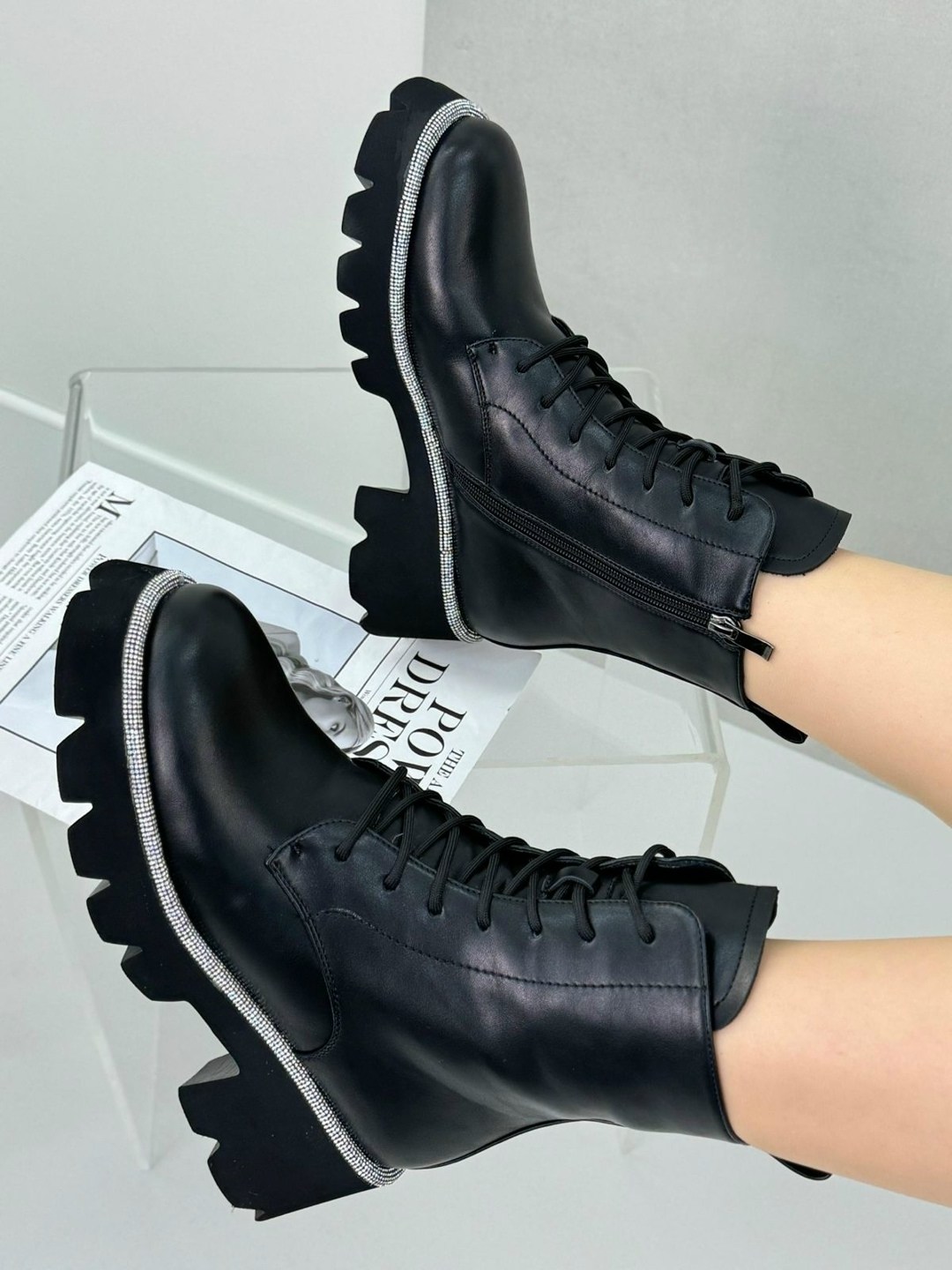 ,ботинки женские,ботинка женские зимние,ботинки женские на меху,ботинки черные женские