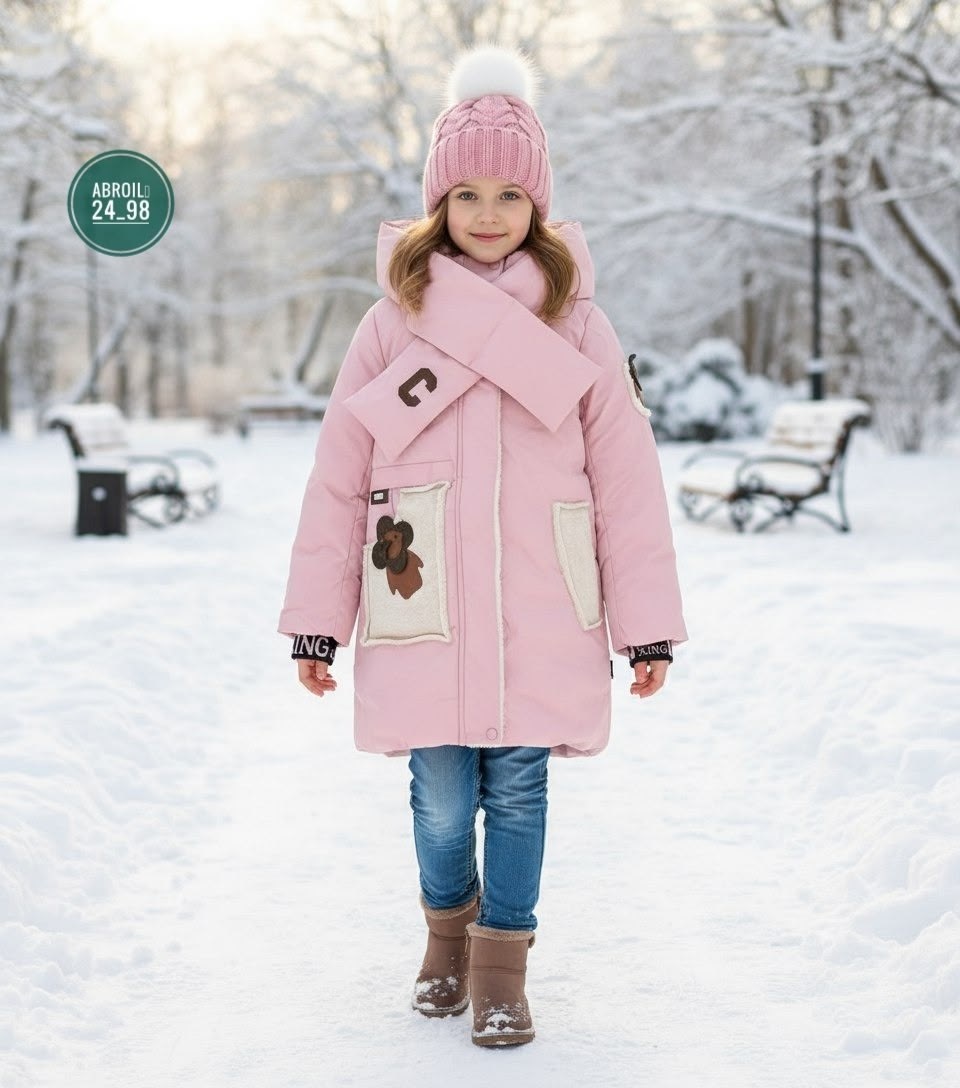 зимние куртки для девочек,куртка зимняя для девочки nikastyle,детская зимняя куртка,куртка зимняя для девочки удлиненная,куртка зимняя для девочки теплая