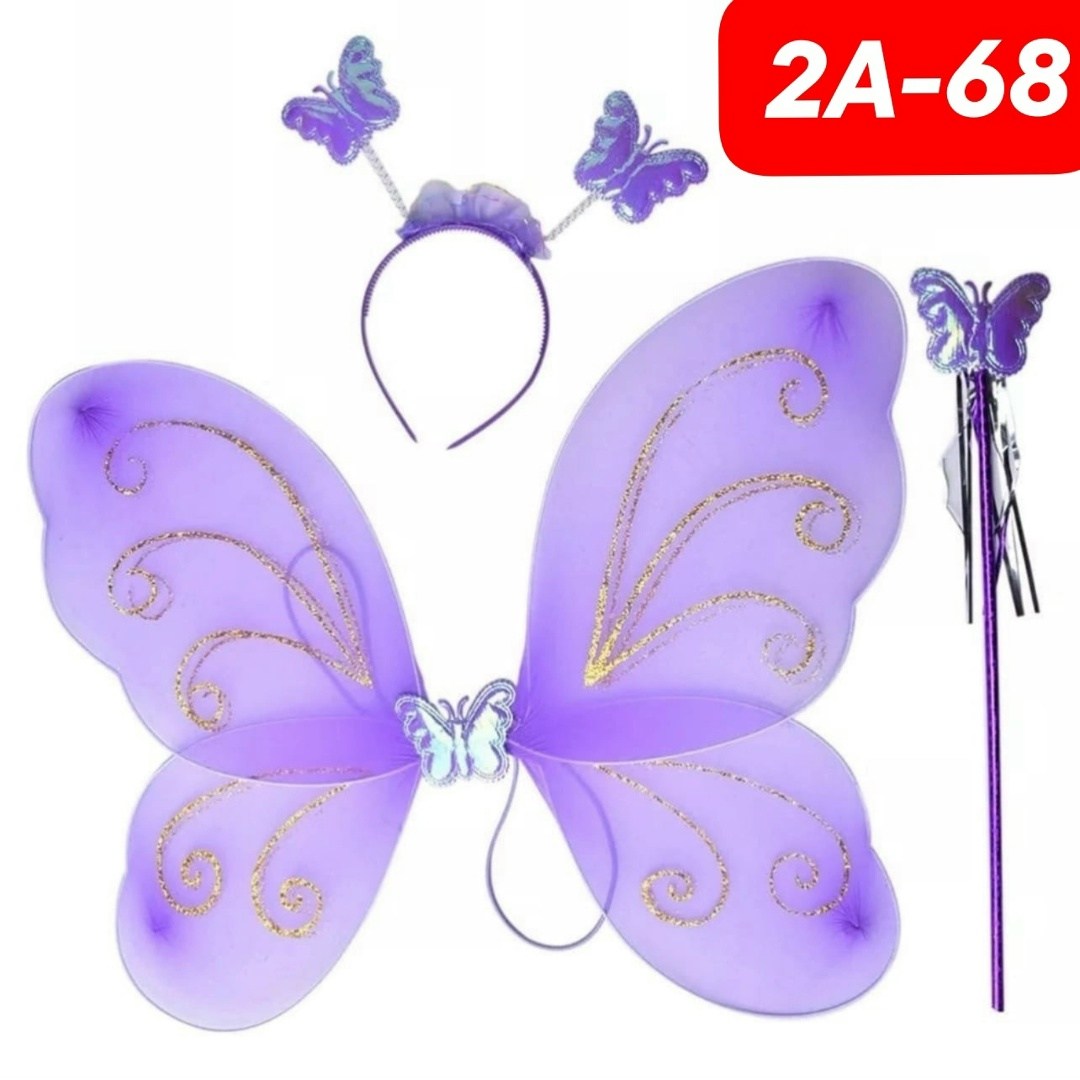 детские крылья с бабочками,карнавальный набор бабочка,бабочка крылья,карнавальный набор фея,набор крылья бабочки