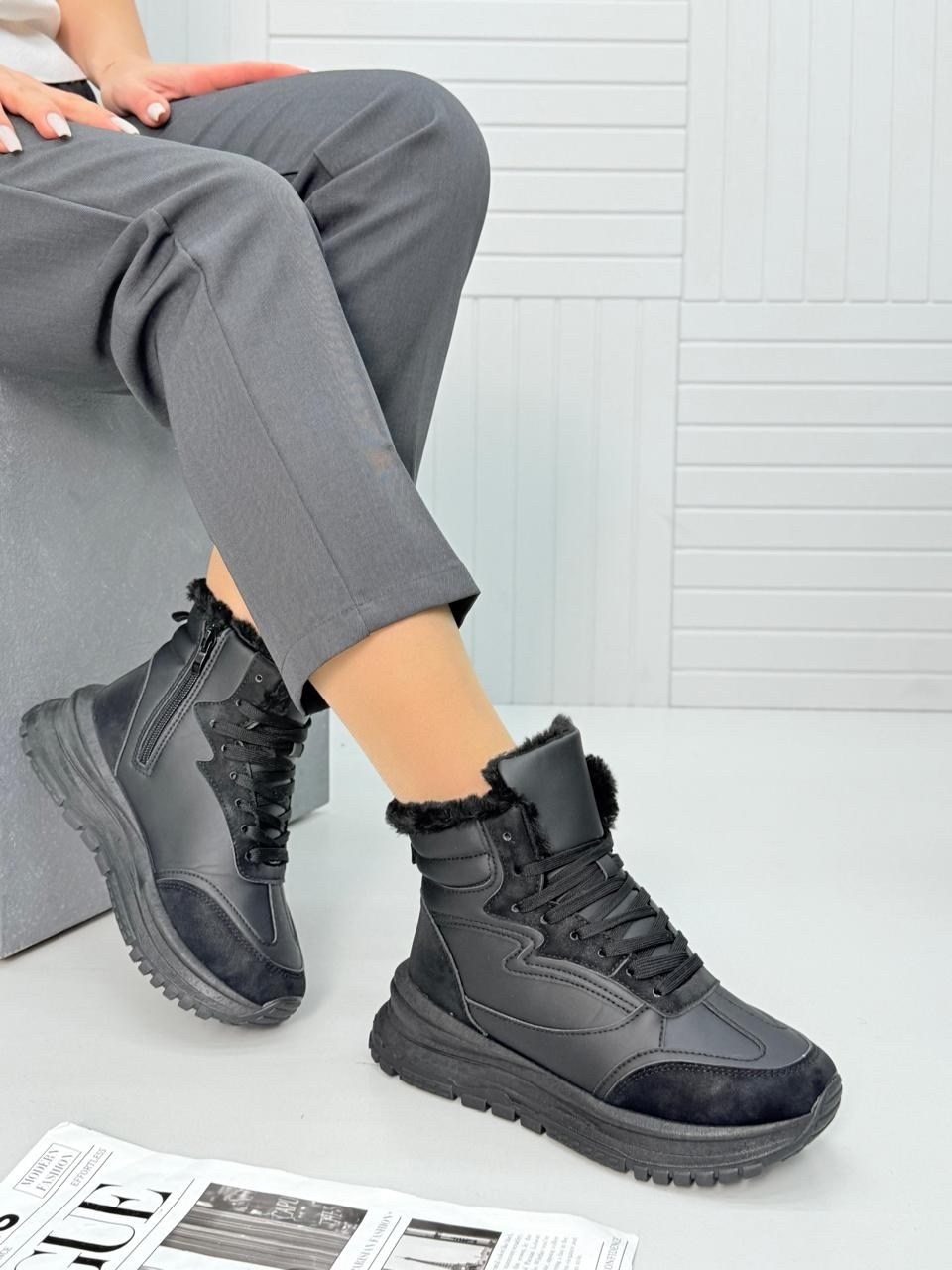 кроссовки женскиe,кроссовки женские зимние,зимние кроссовки,,кроссовки черные