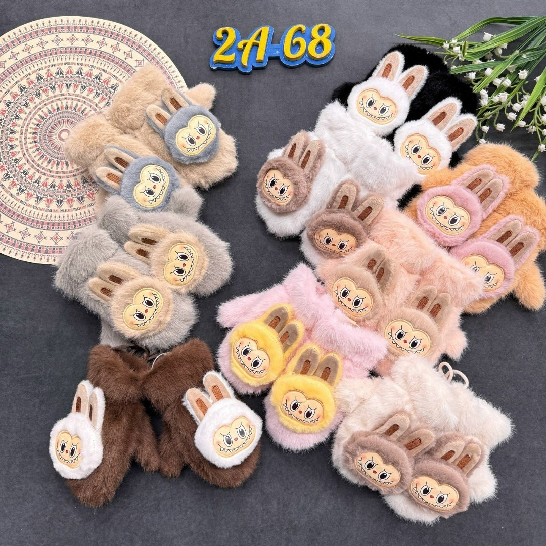 плюшевые варежки,теплые перчатки,мягкие варежки,детские перчатки,меховые перчатки