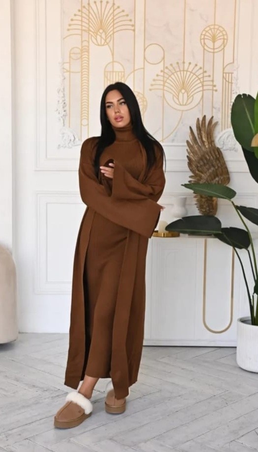 удлиненное платье,платье лапша с кардиганом,платье лапша длинное с кардиганом,трикотажное платье,платье стильное