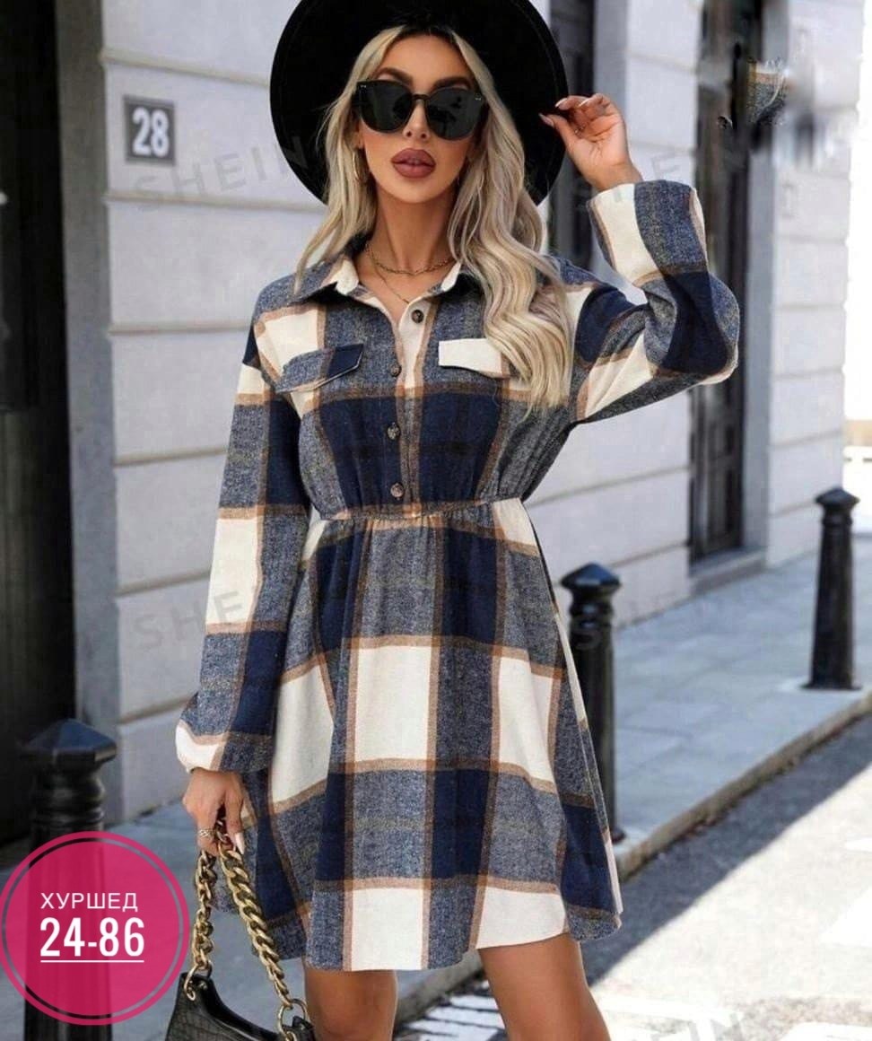 платье рубашка в клетку,платье в клетку,клетчатое платье с длинными рукавами,платье рубашка в клетку зеленое,платье рубашка