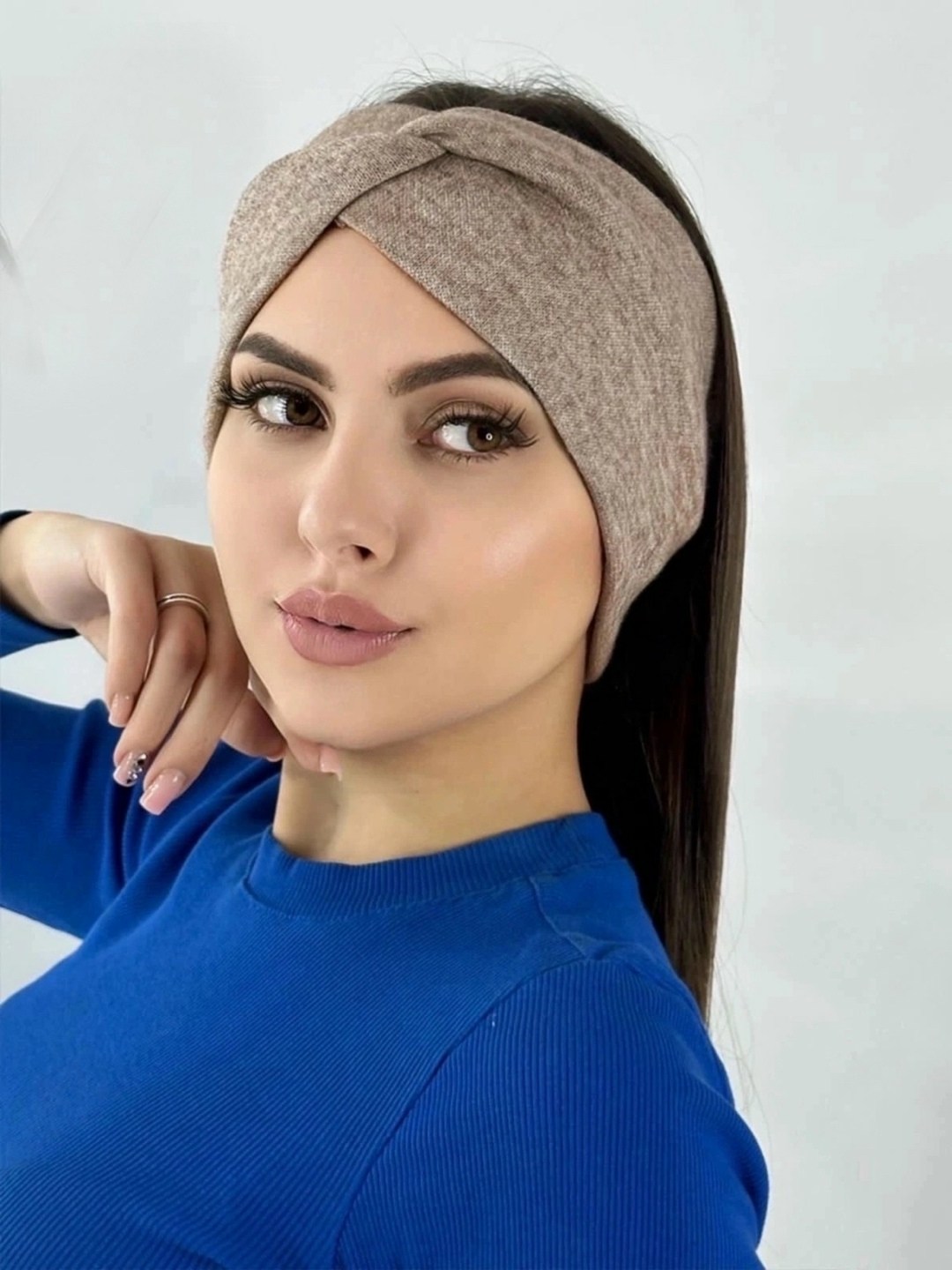повязка на голову теплая,женская повязка на голову,повязка на голове,вязаная повязка,повязка для волос женская