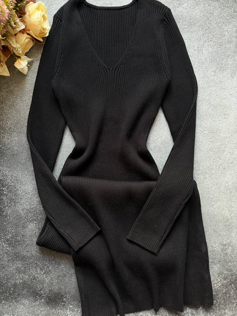 платье женское длинное вязаное,трикотажное длинное платье,вязаное длинное платье,платья элегантные,платье миди с длинными рукавами