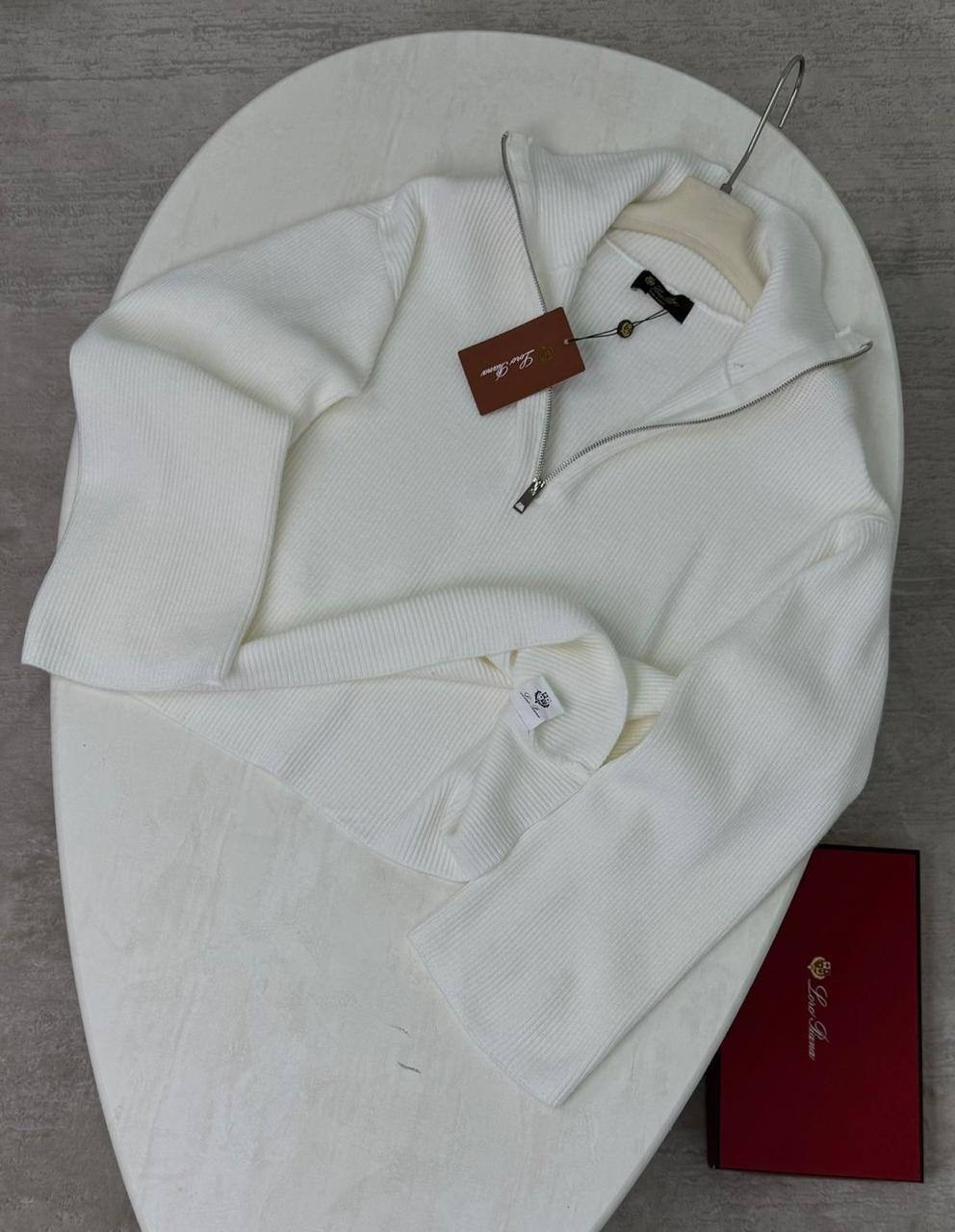 свитшот вязаный,свитера женские,свитер женский белый,свитер с замком,женская кофта