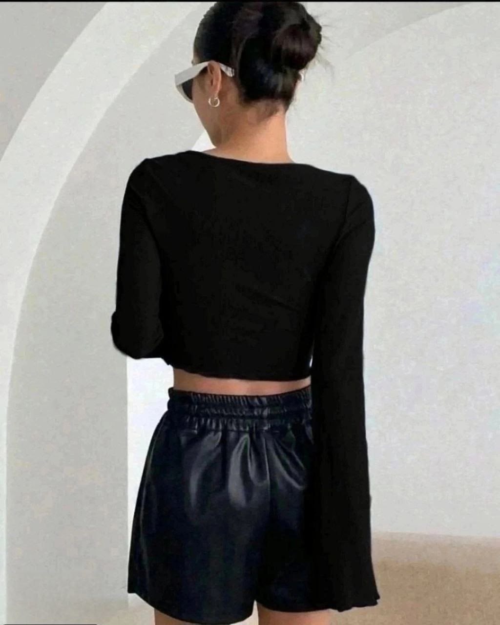 топ с длинными рукавами,женская кофта,кроп топ с длинными рукавами,кофта с рукавами,кроп топ