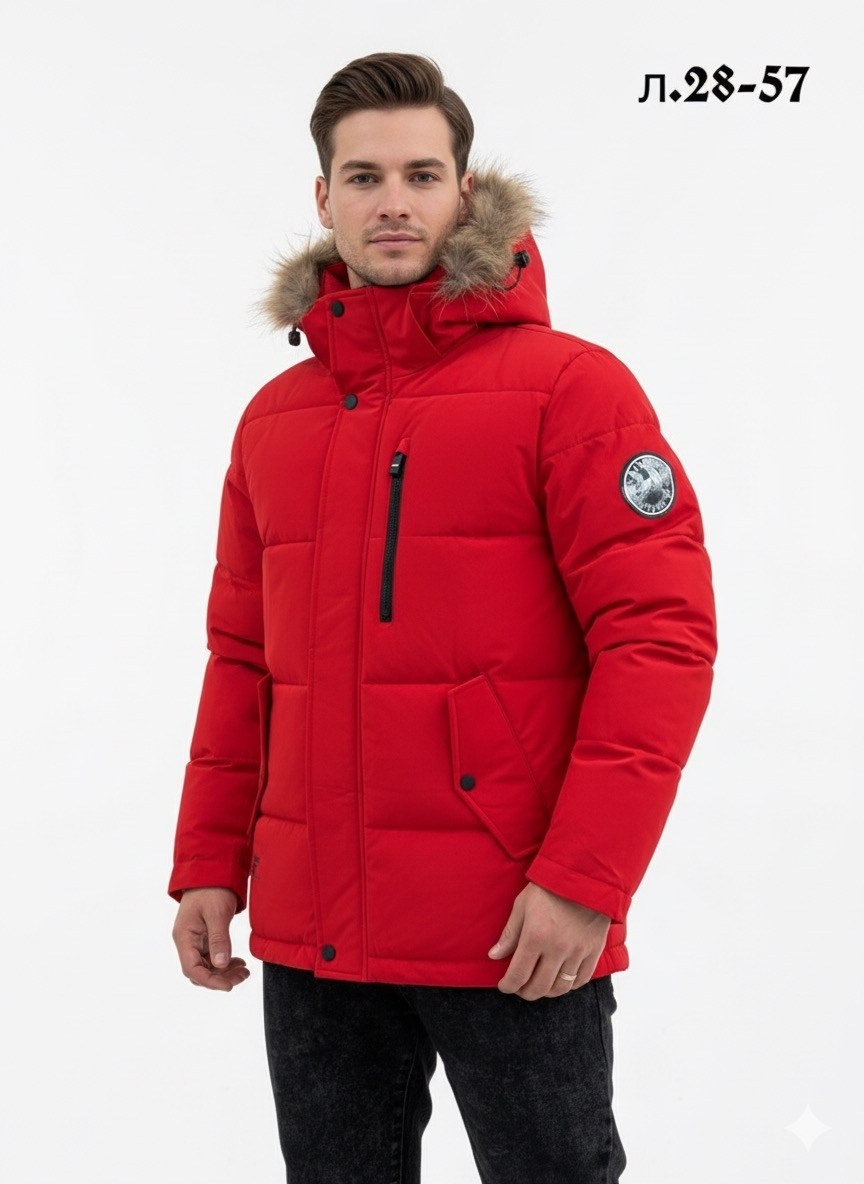 пуховик охара мужской зимние,мужская зимняя куртка,пуховик баон мужской зимний красный,куртка баон мужская зимняя красная,зимняя куртка