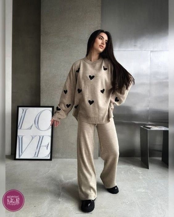 трикотажный костюм женский,вязаные костюмы,костюм с брюками,стильные женские костюмы,трикотажные костюмы