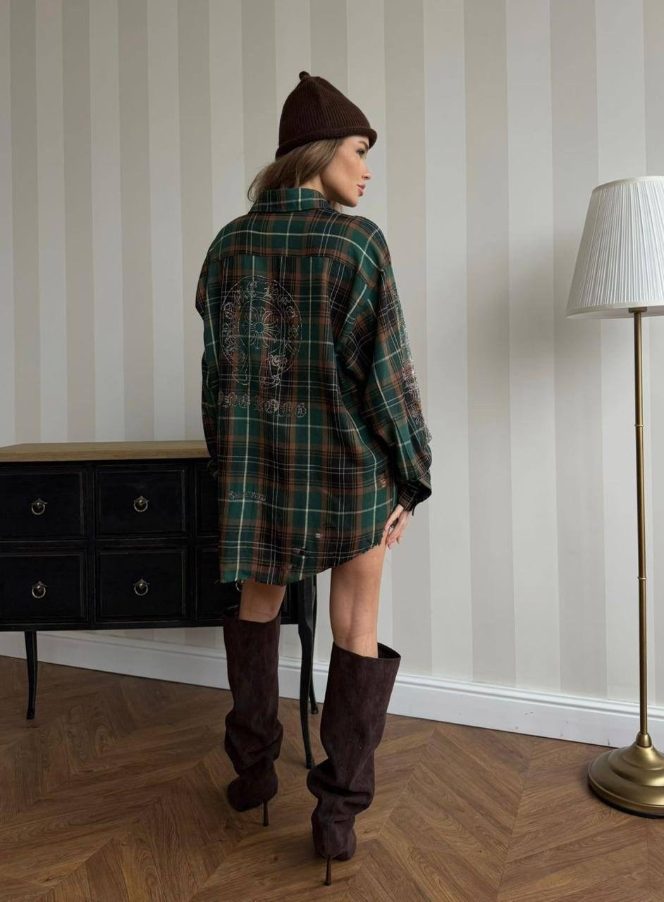 рубашка в клетку женская,рубашка в клетку,рубашка женская в клетку оверсайз,фланелевая рубашка оверсайз в клетку,зеленая рубашка оверсайз