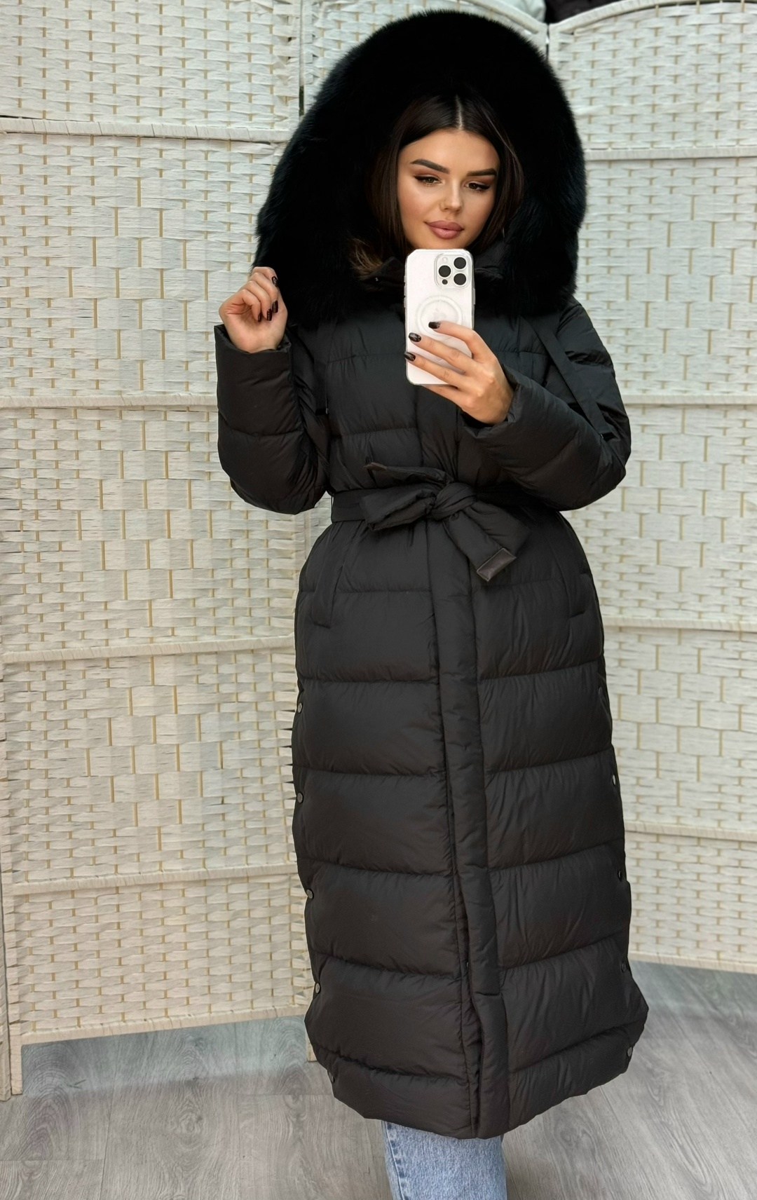 женские пуховики,пуховик удлиненная с капюшоном,пуховик,пуховик длинный,пуховик женский зимний