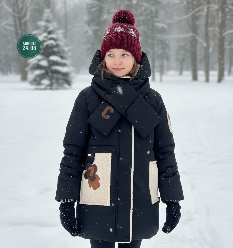 зимние куртки для девочек,куртка зимняя для девочки nikastyle,детская зимняя куртка,куртка зимняя для девочки удлиненная,куртка зимняя для девочки теплая