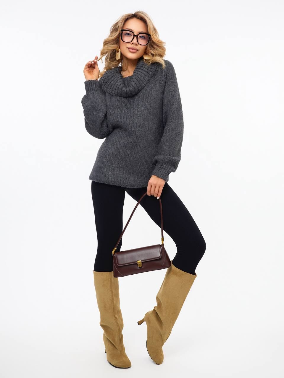 модные образы,джемпер с высоким воротом,свитер джемпер,женские джемпера,свитера женские