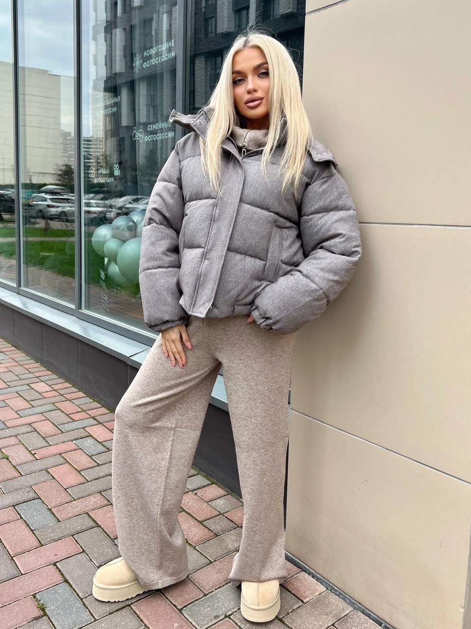 демисезонная куртка,куртка модная,стильная куртка,куртка оверсайз,комплект куртка