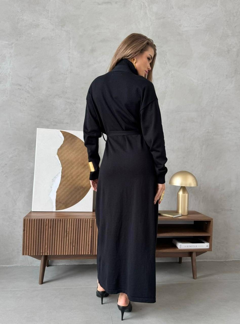 трикотажное платье,модное платье,платье черное,длинное черное трикотажное платье,трикотажные костюмы