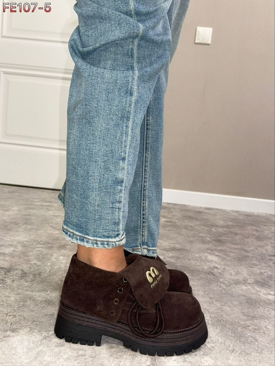 ,женские ботинки,ботинки miu miu, женская, повседневные