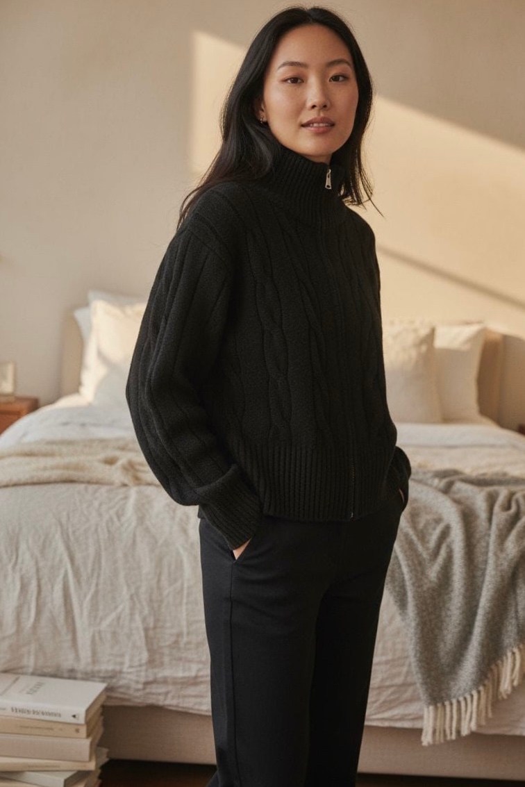 вязаные кардиганы,кардиган на молнии вязаный,элегантные кардиганы,женский вязаный кардиган,кардиган