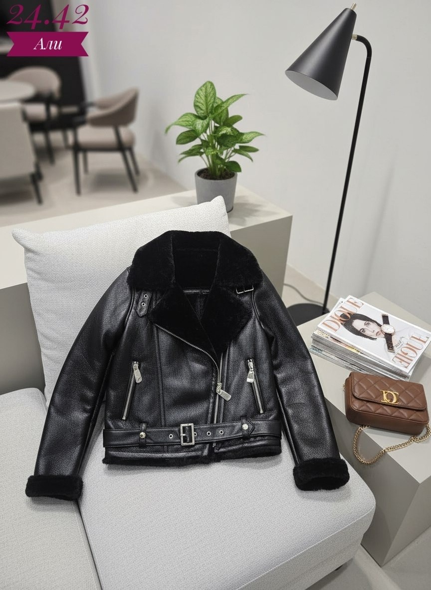 дубленка женская пилот авиатор,кожаная куртка,меховая куртка,куртка из искусственной кожи женская,куртка дубленка