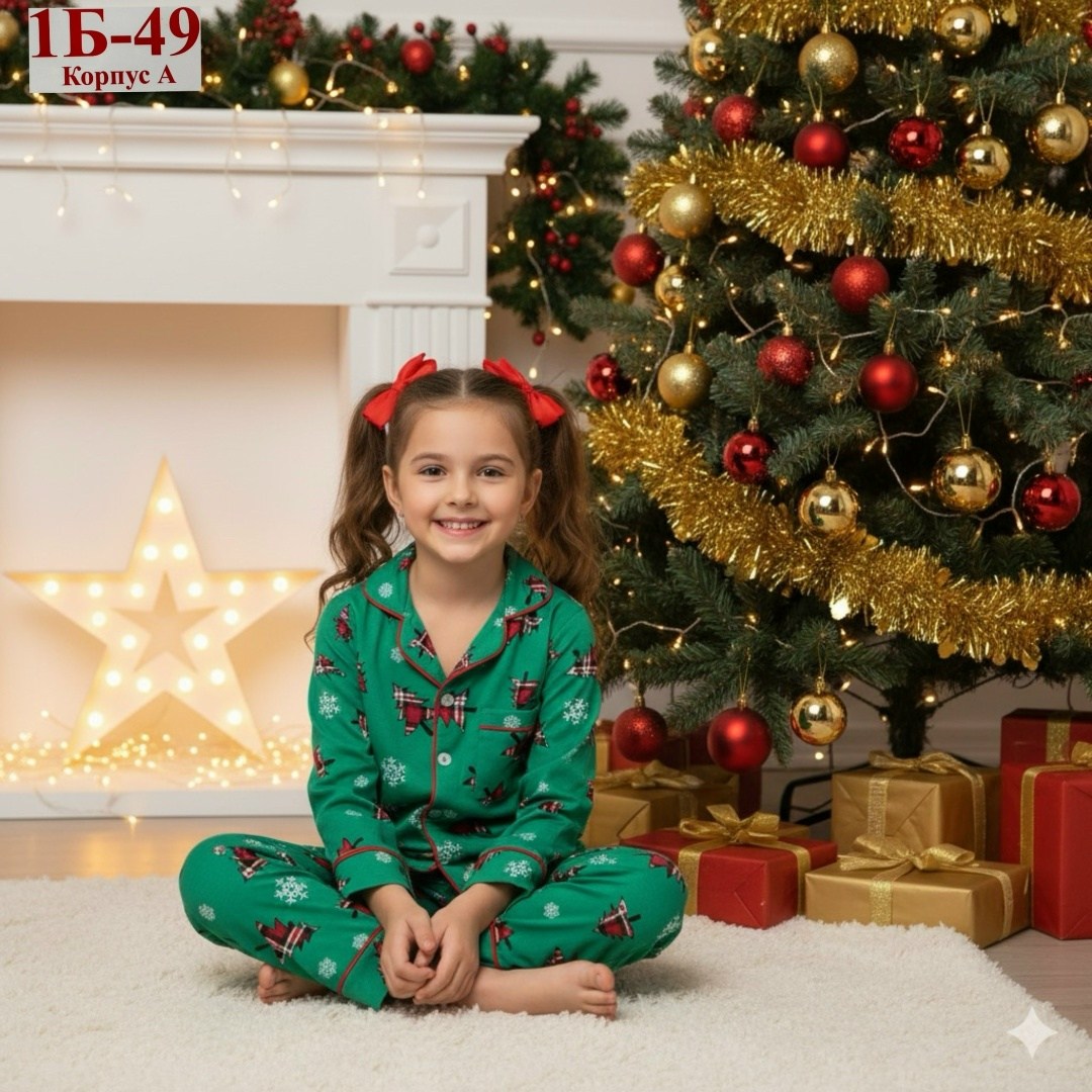 новогодняя пижама детская,пижамы детские,пижама новогодняя,пижамы для детей,пижама зеленая