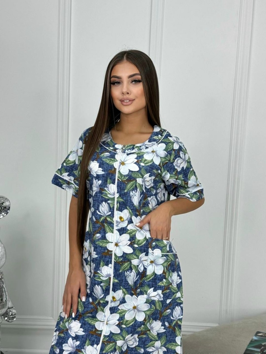 халат женский домашний,халат женский,халат домашние,халат женский домашний на молнии,женский халат на молнии