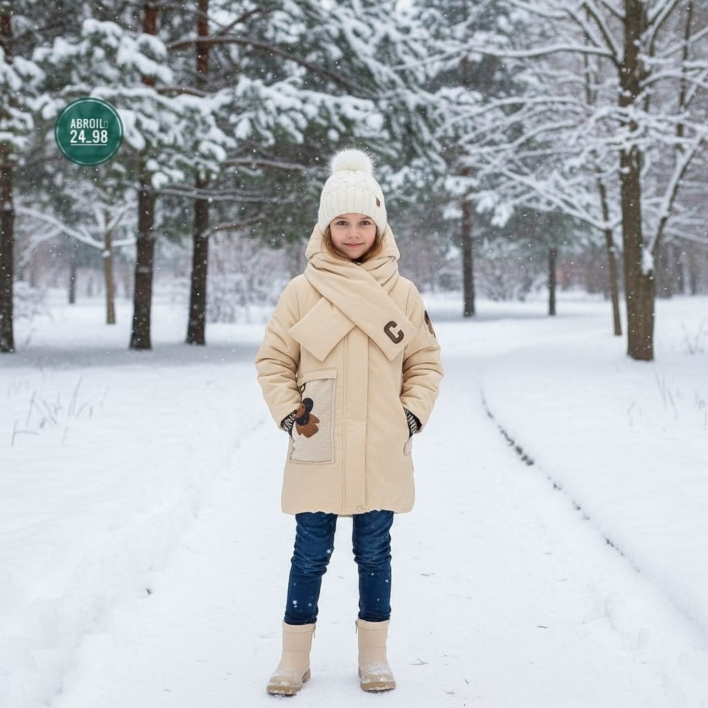 зимние куртки для девочек,куртка зимняя для девочки nikastyle,детская зимняя куртка,куртка зимняя для девочки удлиненная,куртка зимняя для девочки теплая