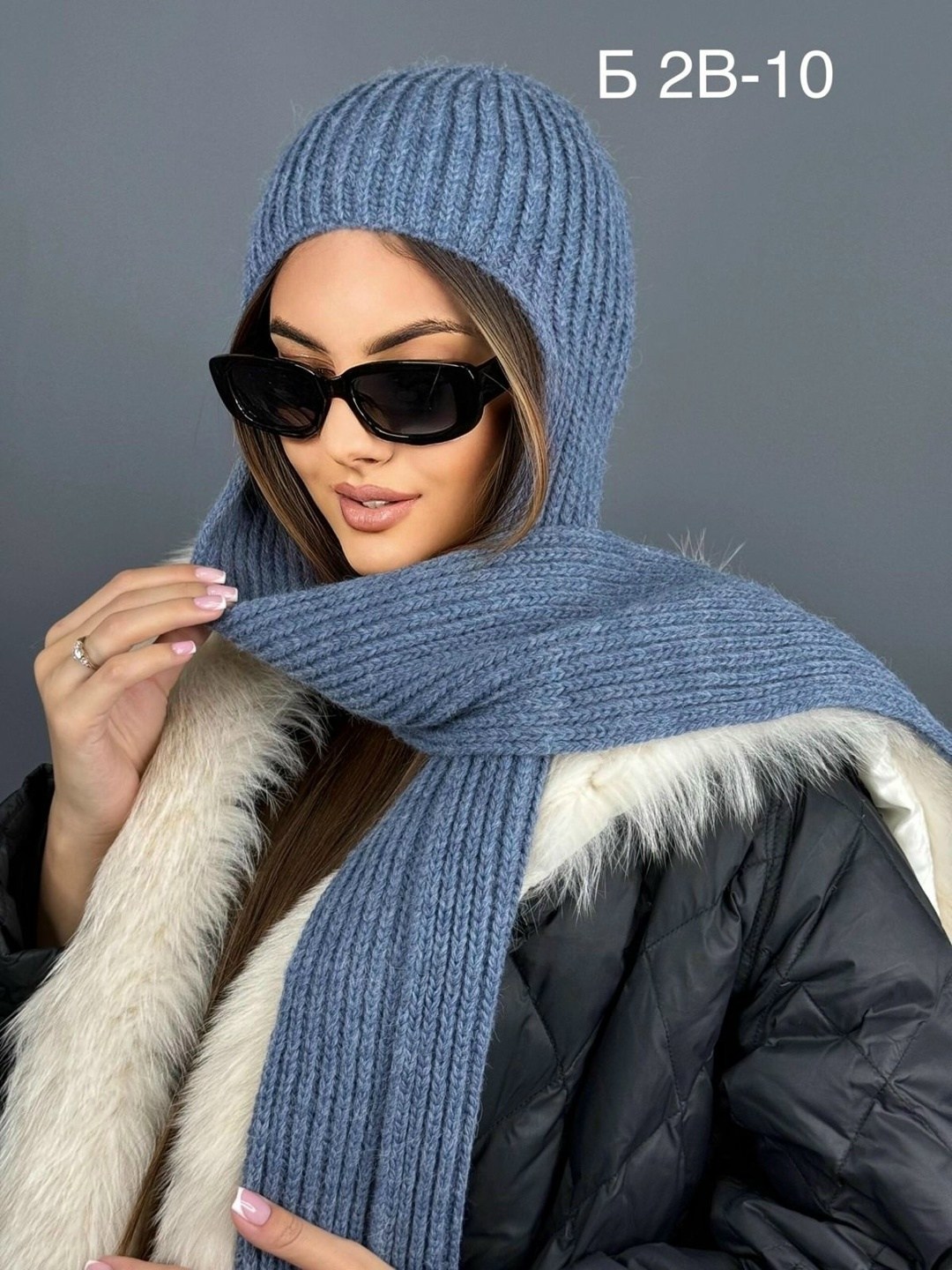 женская шапка,шапка с шарфом,женская вязаная шапка,комплект шапки,вязаная шапка