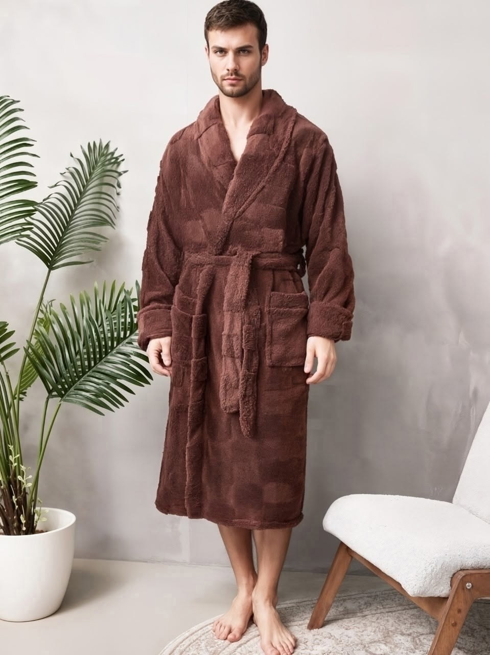 халат мужской махровый,халат махровый,халат мужской велюровый,халат мужской,коричневый махровый халат мужской