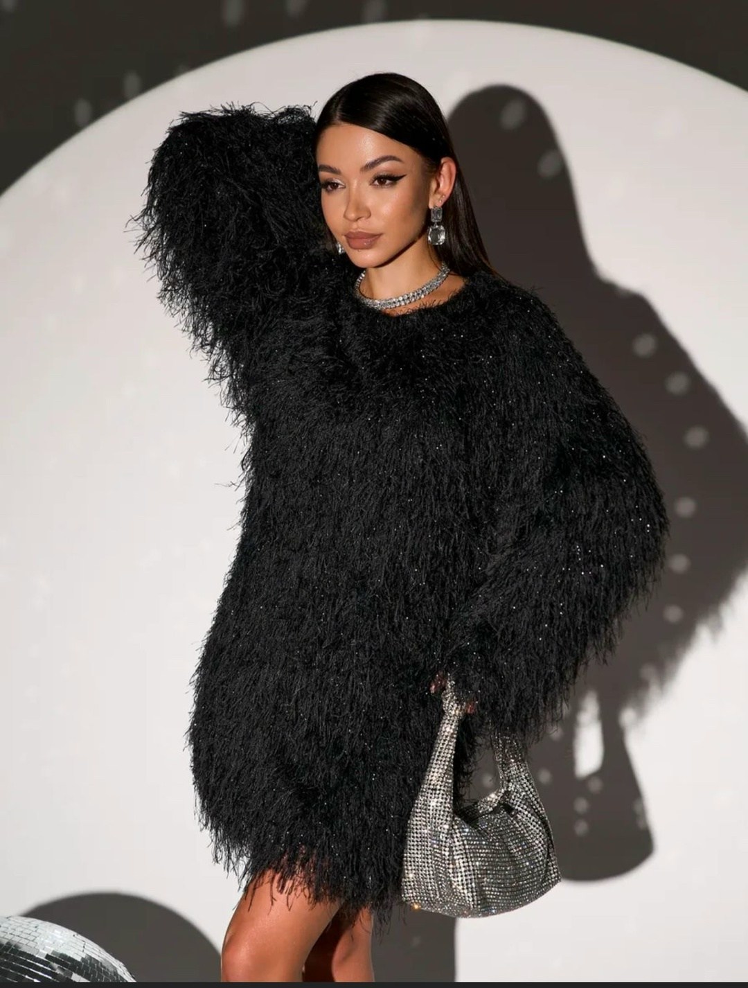 пушистое платье,платье свитер вязаное,платье женская,платье свитер,платье стильное