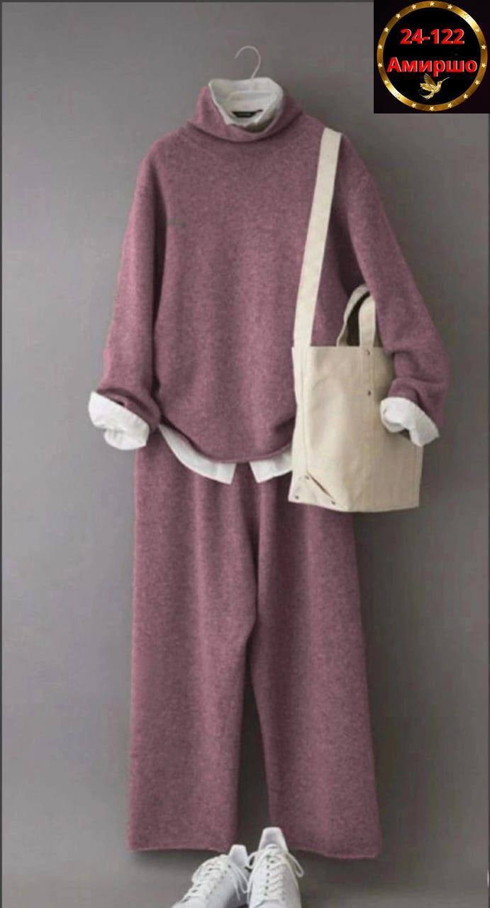 трикотажные костюмы,костюм с толстовкой для женщин,вязаные костюмы,теплый костюм,костюм с брюками
