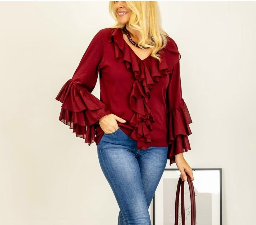 блузка с оборками,блузка с рюшами,блузка модная,женская блузка,блузка