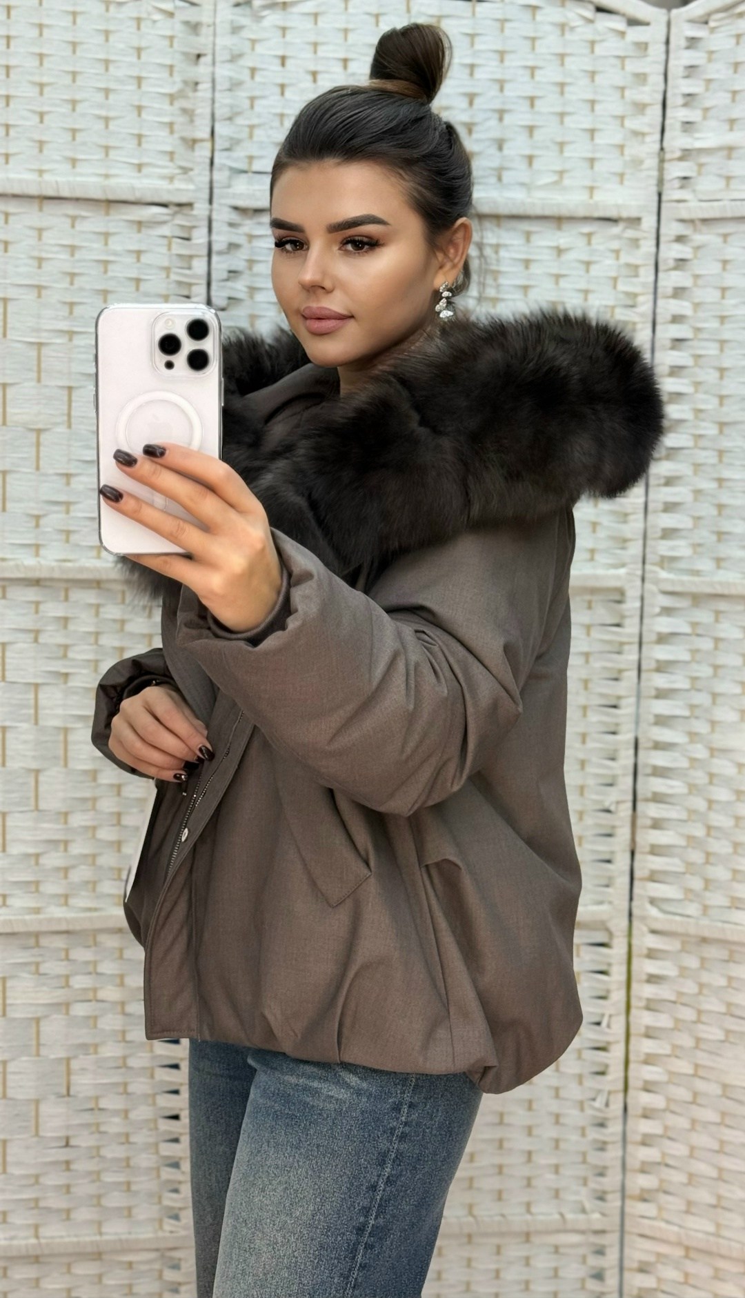 стильные пуховики,пуховики с натуральным мехом,пуховики с мехом,пуховик женский,куртка с мехом