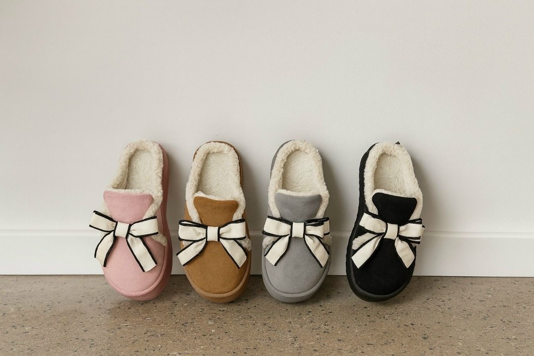 домашние тапочки,домашние тапочки женские,домашние тапочки повседневные,тапочки с бантом,тапочки модные