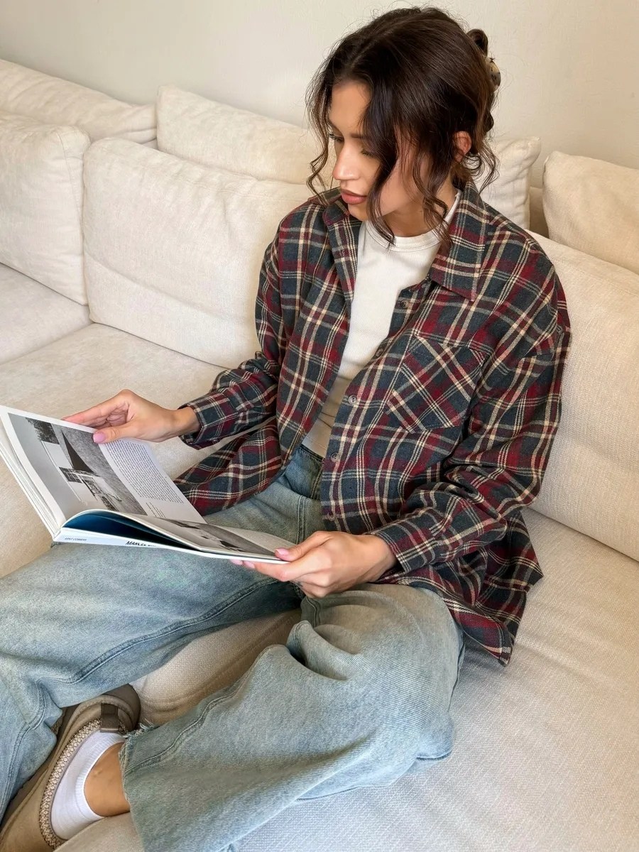 женская рубашка в клетку оверсайз,фланелевая рубашка оверсайз в клетку,рубашка в клетку оверсайз удлиненная,рубашка в клетку женская,рубашка оверсайз в клетку