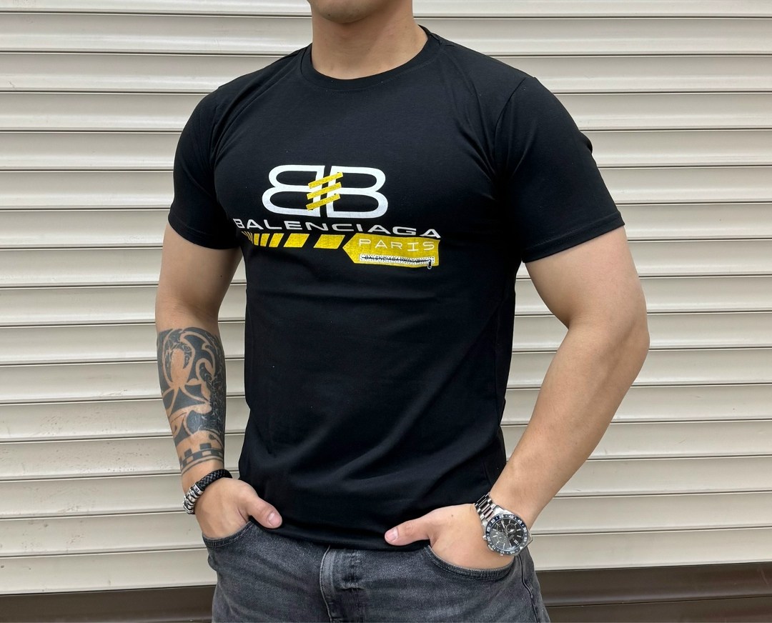 футболки мужские,футболки для мужчин,футболка мужская balenciaga,футболка,футболка баленсиага мужская