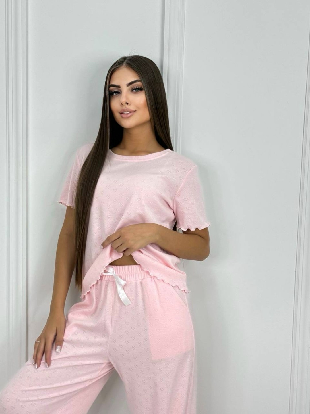 пижама жeнская со штанами,женская пижама,пижама с длинными штанами,халат пижама,пижама женская комплект