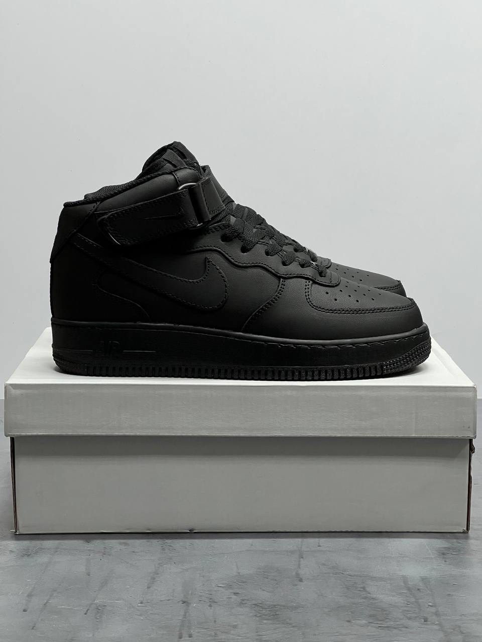кроссовки nike air force 1 mid black,nike air force 1 mid black,nike air force 1 mid,nike air force 1,кросcовки nike air force 1