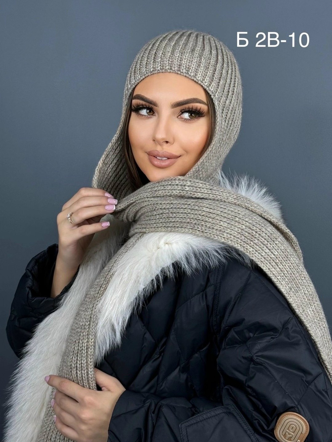 женская шапка,шапка с шарфом,женская вязаная шапка,комплект шапки,вязаная шапка