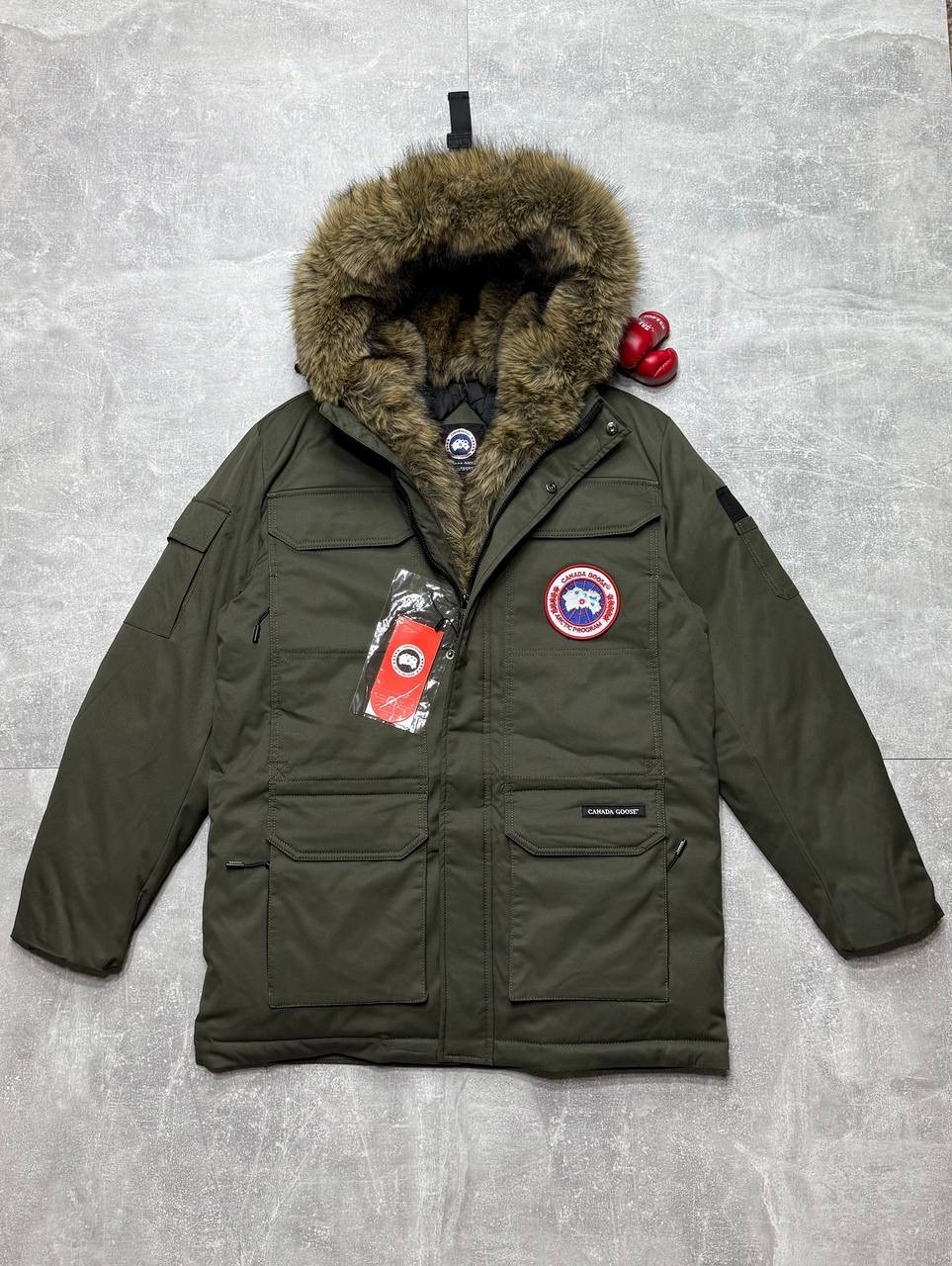 куртка зимняя canada goose,canada goose пуховики мужские,куртка canada goose мужская,пуховик канада гус хаки,зимняя куртка парка