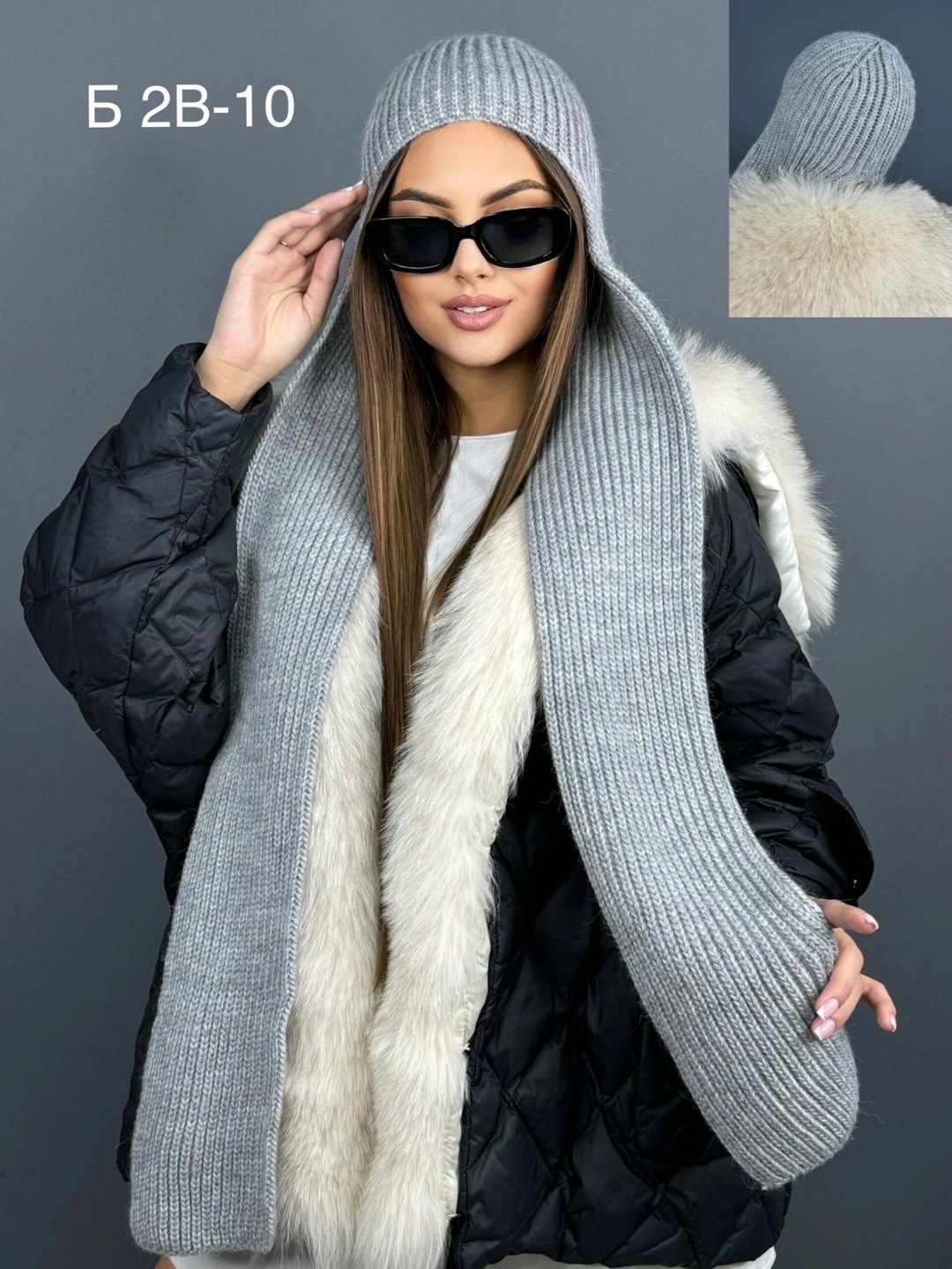 женская шапка,шапка с шарфом,женская вязаная шапка,комплект шапки,вязаная шапка