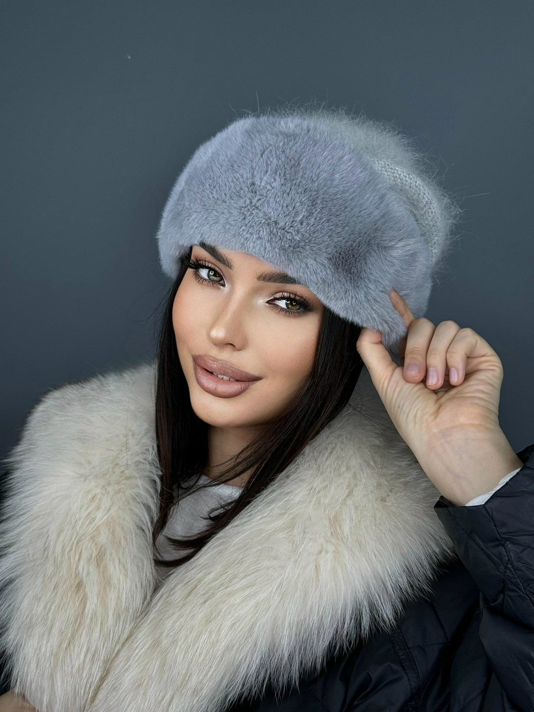 шапка зимняя меховая,шапка женская,шапка с натуральным мехом,женская меховая шапка,шапка меховая