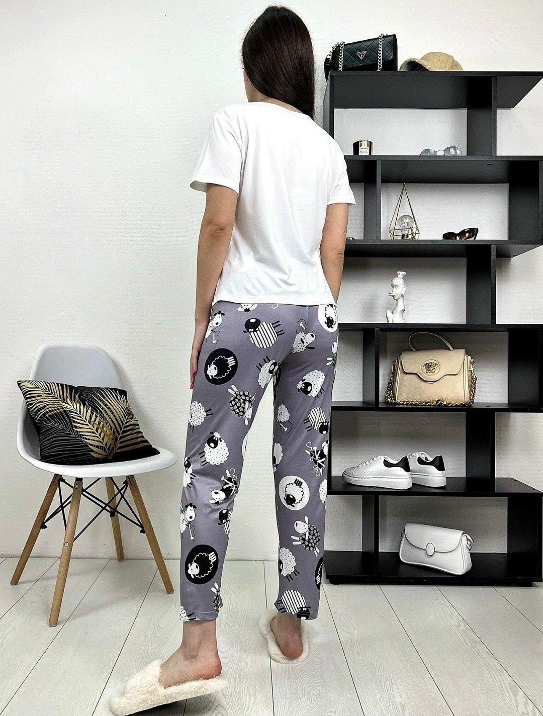 женская пижама с брюками,пижамы женски,комплект пижама,домашний костюм пижама,пижама с брюками