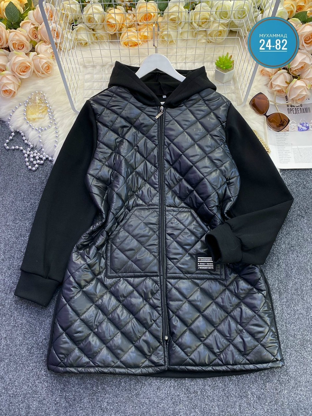 удлиненная куртка,демисезонная куртка,куртка женская,куртка стеганая,куртка на синтепоне