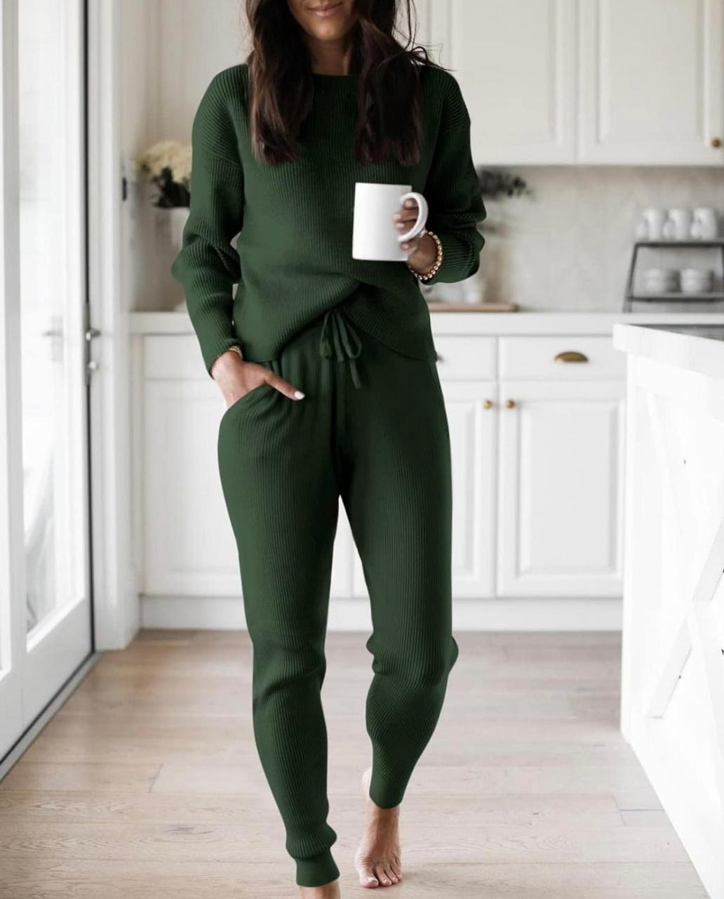 костюм вязаный женский,трикотажные костюмы,casual outfit,домашние костюмы,женский костюм с брюками