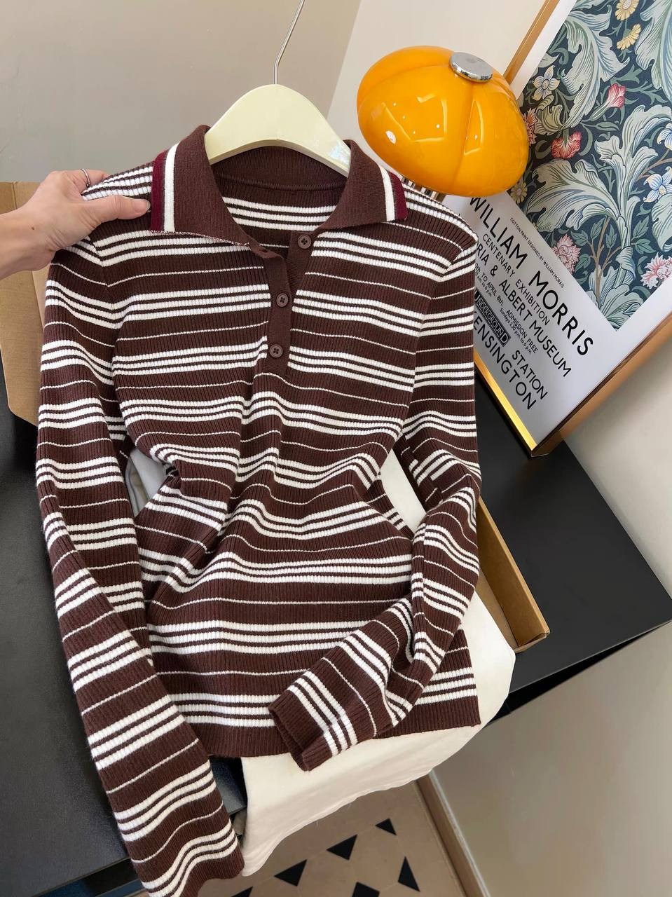 кофта женская,женская кофточка,свитер поло,поло вязаное,джемпер поло