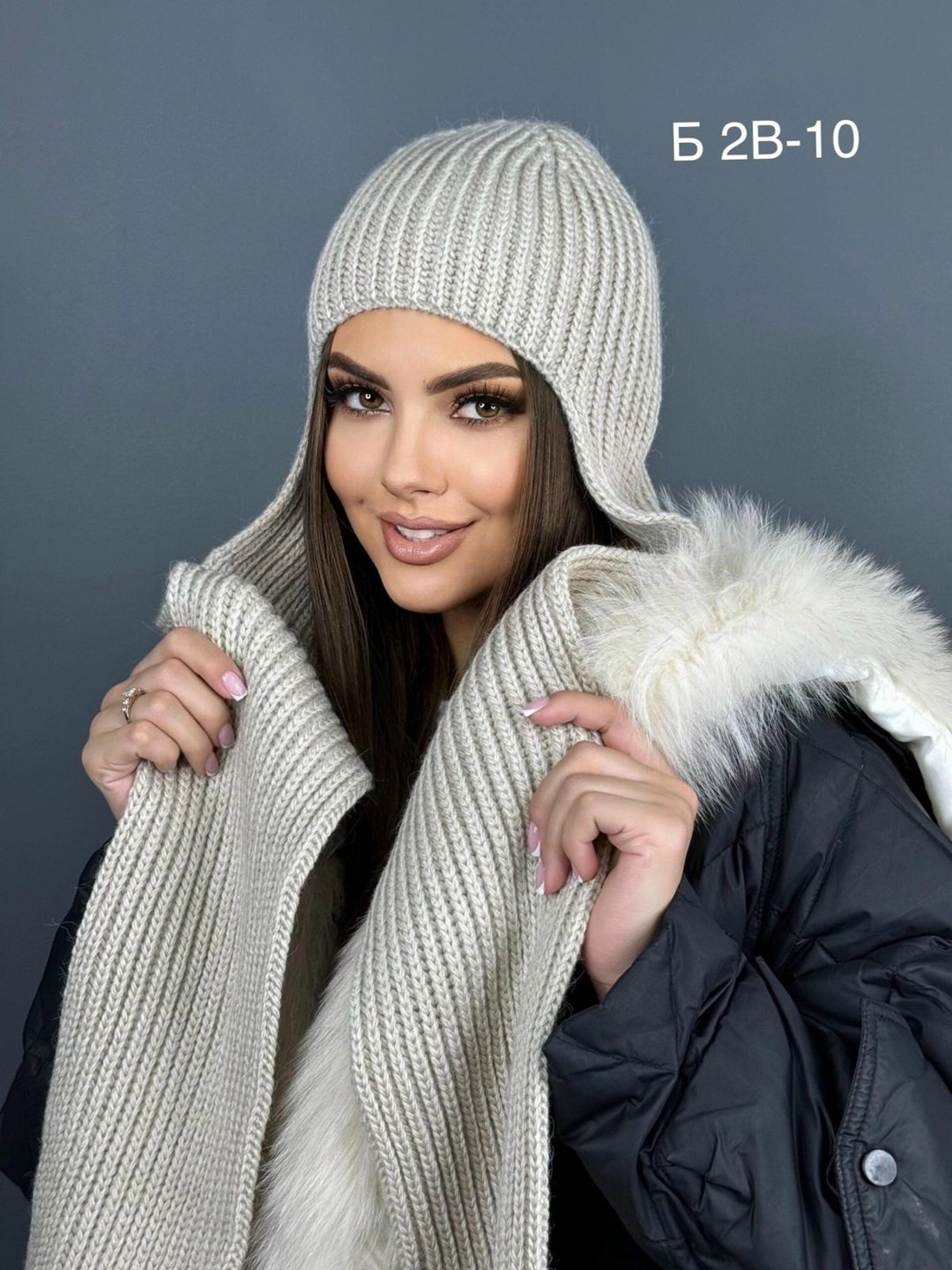 женская шапка,шапка с шарфом,женская вязаная шапка,комплект шапки,вязаная шапка