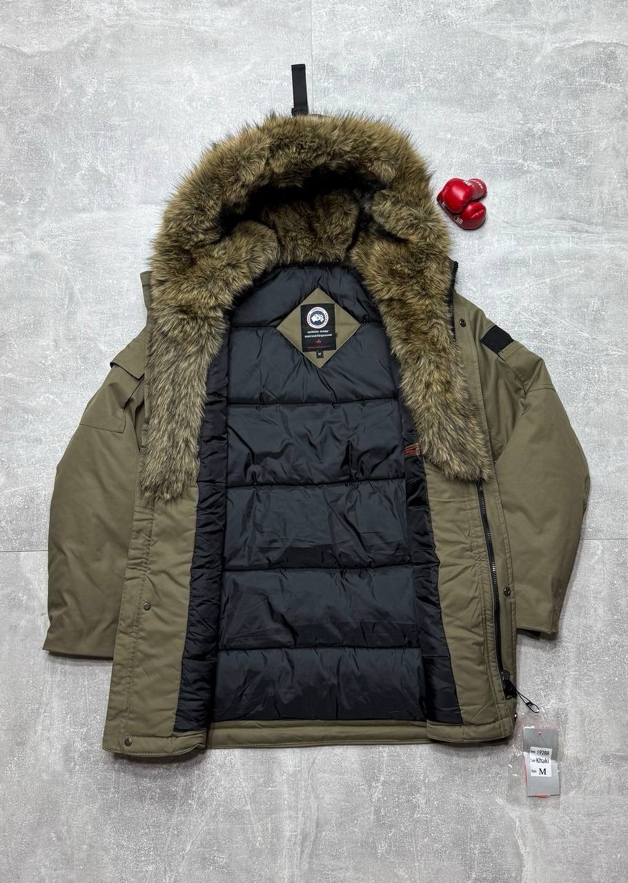 куртка зимняя canada goose,canada goose пуховики мужские,куртка canada goose мужская,пуховик канада гус хаки,зимняя куртка парка