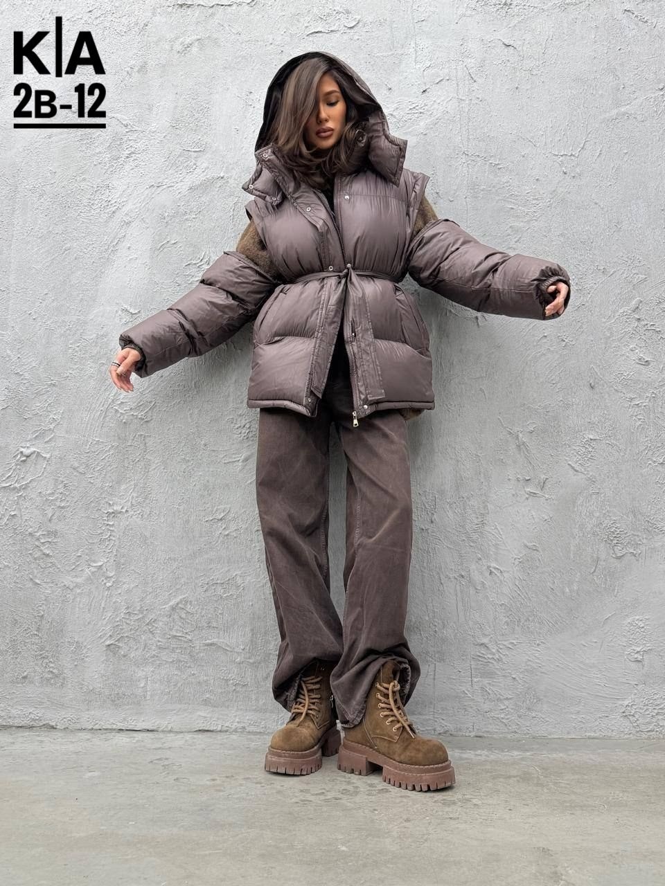 куртка женская,пуховик с ремнем,стильные пуховики,куртка демисезонная,зимние куртки