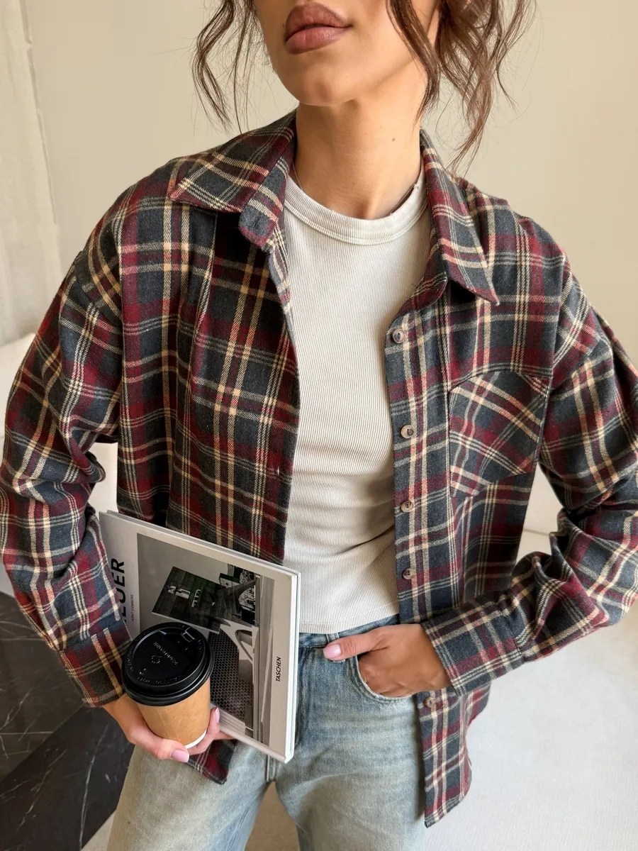 женская рубашка в клетку оверсайз,фланелевая рубашка оверсайз в клетку,рубашка в клетку оверсайз удлиненная,рубашка в клетку женская,рубашка оверсайз в клетку