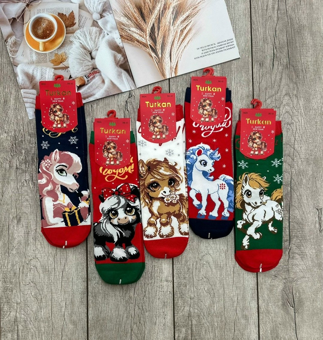 носки новогодние женские,новогодние носки,носки женские,набор новогодние носки,носки женские turkan
