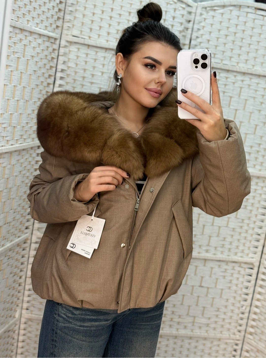 стильные пуховики,пуховики с натуральным мехом,пуховики с мехом,пуховик женский,куртка с мехом